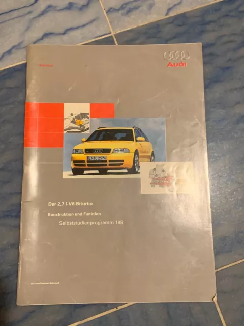 Audi Selbststudienprogramm  2.7l V6 Biturbo  Motor 1998 SSP 198 (X)