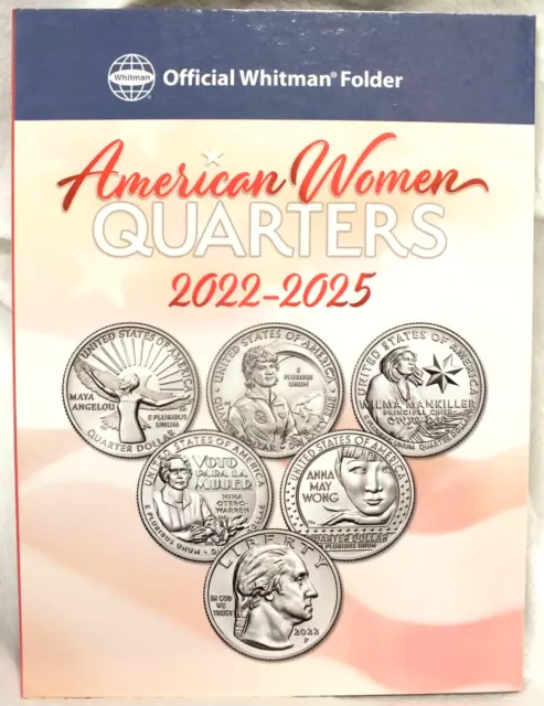 AMERICAN WOMEN QUARTER Coin Folder 2022 - 2025 Date Set Whitman Album 4988 $10.95 - PicClick
