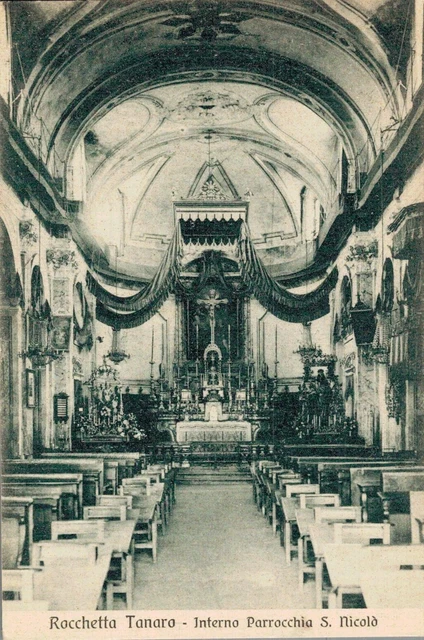 Asti Rocchetta Tanaro interno Chiesa Parrocchiale S. Nicolò F. piccolo  spedita