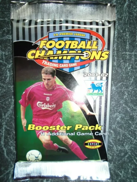 Wizards Football Champions 2001/02 sigillato 11 carte booster owen Liverpool wotc