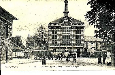 (S-57806) FRANCE - 94 - MAISONS ALFORT CPA ATTELAGE DE BOEUFS     GAUTROT ed.