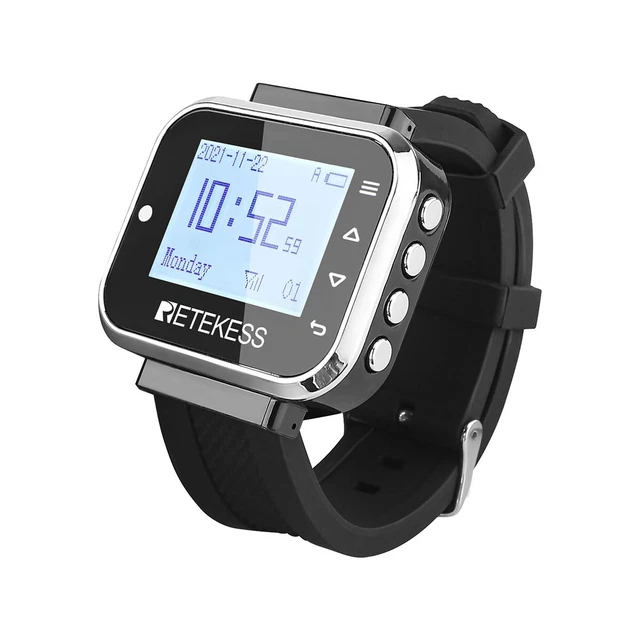 TD110 Restaurant Wireless Pager Calling System Waiter Watch Cafe Club Bar Hotel