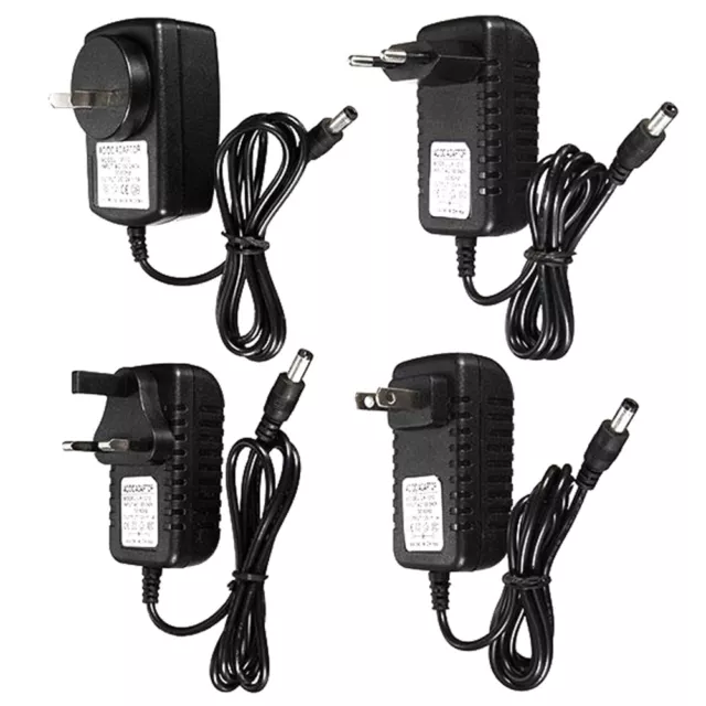 DC/AC 12V 1A 2A Power Supply Charger Adapter for LED Light Strip Camera CCTV LOT