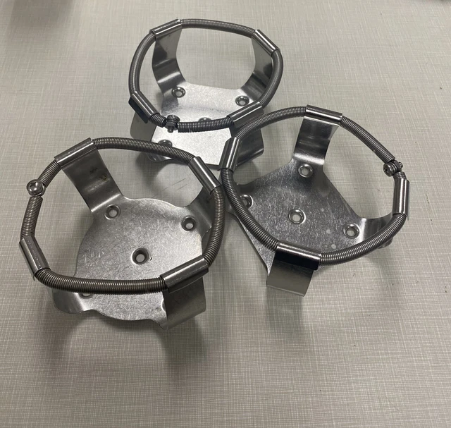 Lote De 3 Uno Litro Frasco Soportes Para Orbital Coctelera