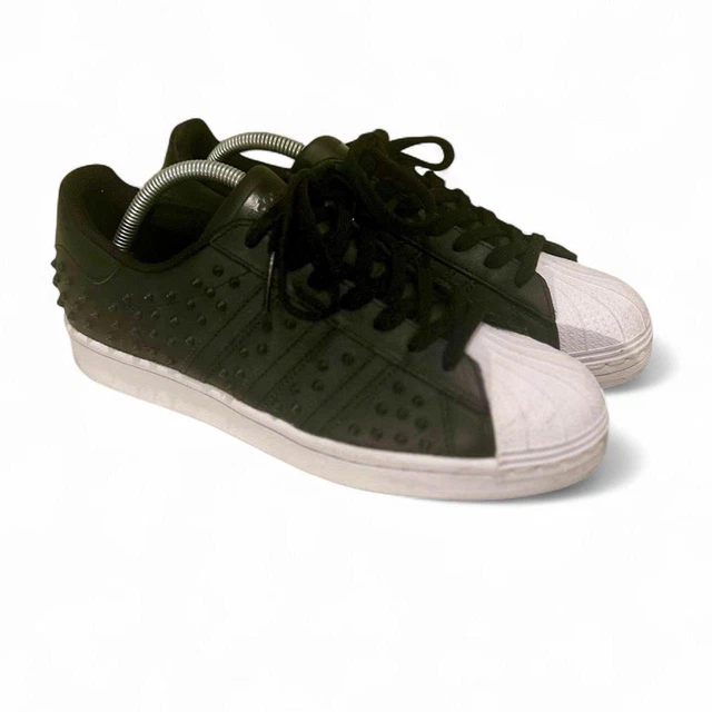 ADIDAS SUPERSTAR STUDDED White Black 2018 Shoes Original 100% Italy 2018  147.52 - PicClick UK