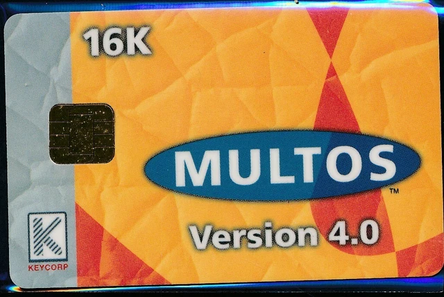 MULTOS ref PRS 9/2 SMART CARD