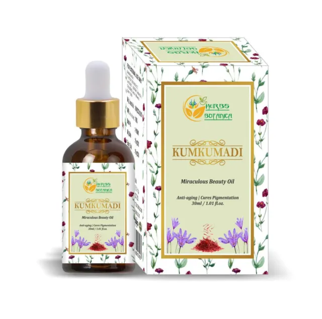 Kumkumadi Oil Pure Ayurveda Face Oil Sérum anti-âge visage au safran 30 ml