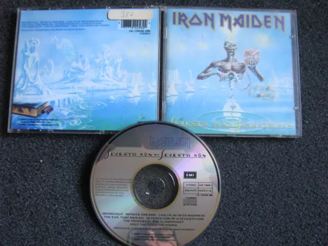 Iron Maiden-Seventh Son of a Seventh Son CD-1988 UK-EMI-MISPRINT-CDP 7 90258 2