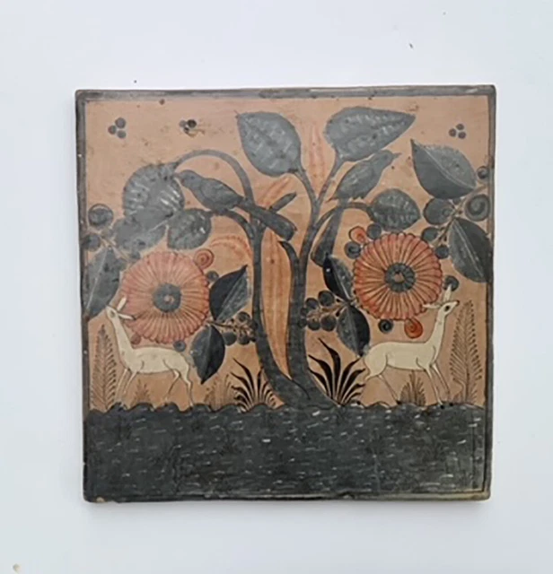 Vintage Mexican clay tile circa 1930