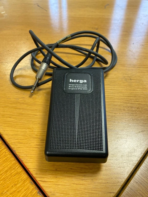 Herga 6254 0051 Light Duty Air Foot Switch Pedal