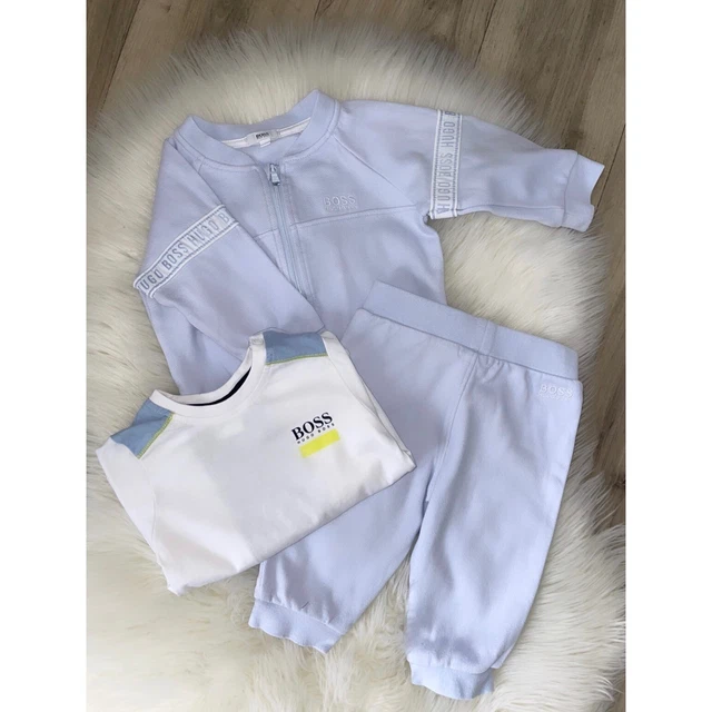Hugo Boss Baby Boys Tracksuit Size 12m 9-12 Months Designer Set