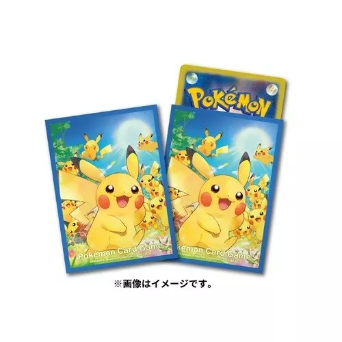 Sleeves pokémon center officiel japan Pikachu new x64