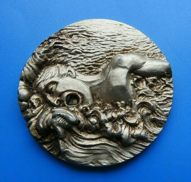 MEDAILLE 50MM SILBER, Gosling und Trophäen