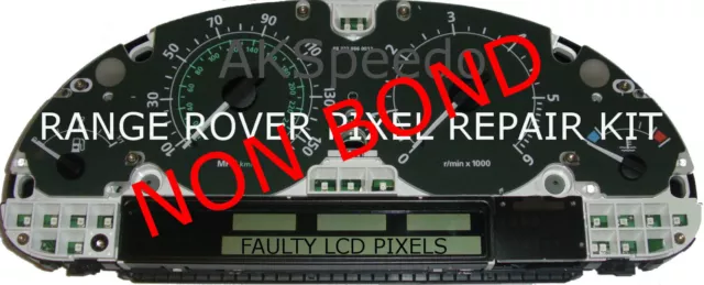 Range Rover L322 Speedo Instrument Cluster LCD Pixel Repair Non Bond Ribbon