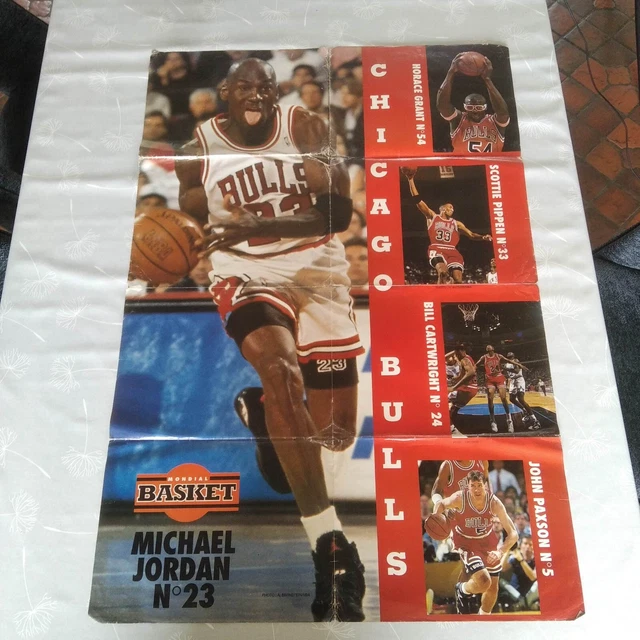 激レア‼︎ 90s 当時物 NBA BULLS JORDAN ポスター 激レア‼︎ 90s 当時物 NBA BULLS JORDAN ポスター