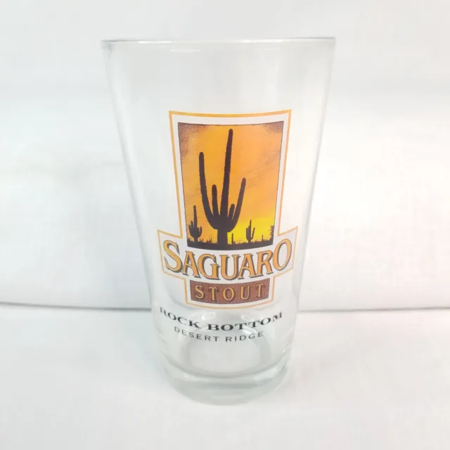 Saguaro Stout Rock Bottom Brewery Desert Ridge Pint Glass