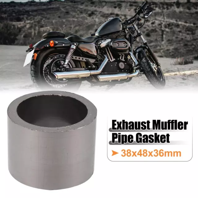 38mm ID 48mm OD Exhaust Muffler Pipe Gasket Graphite Seal Ring for Motorbike