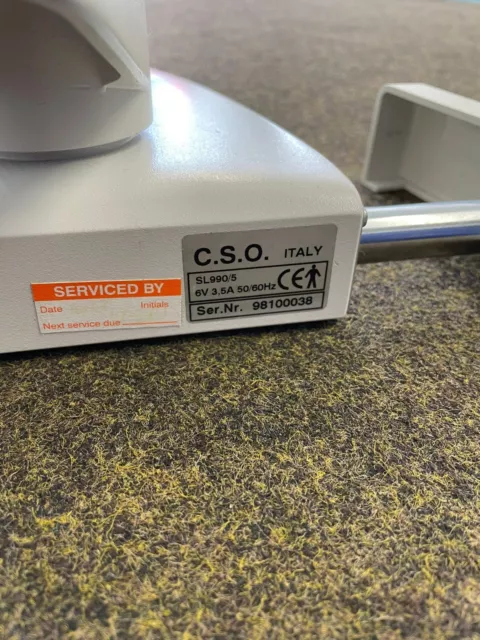 CSO SL 990/5 Slit Lamp Microscope Not Topcon Zeiss Opticians Optometrist 2