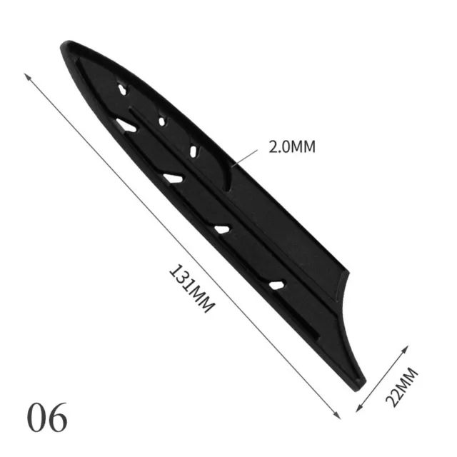 Black Kitchen Knife Blade Protector Cover Sheath Sleeve Edge Universal Guards