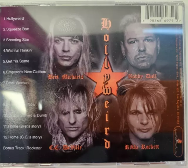 POISON - Hollyweird CD Album hard rock 2002 in jewel case US import 3