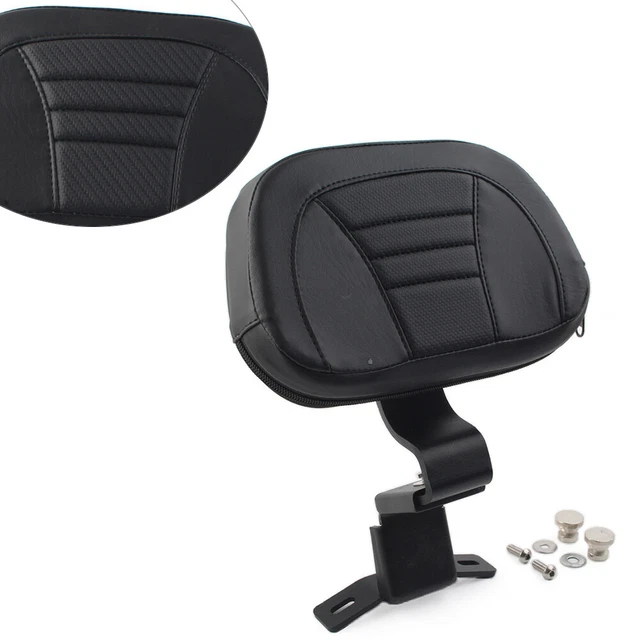Front Driver Rider Backrest Pad Fits Harley Touring CVO Road Electra Glide 09-Up