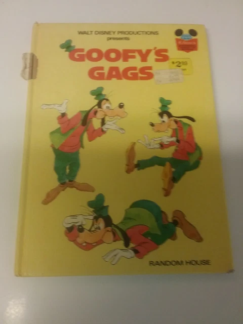Goofy's Gags Disney's Wonderful World of Reading Book Club Vintage 1974
