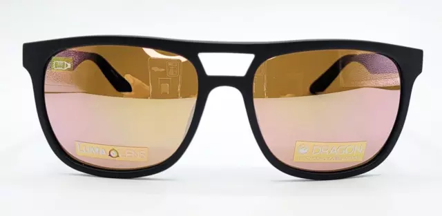 DRAGON - COVE ION - 008 56/17/145 - MATTE BLACK - NEW Authentic MEN SUNGLASSES