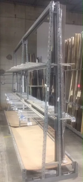 vertical lumber storage rack