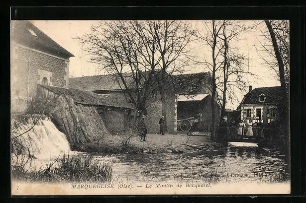 CPA Marquéglise, Le Moulin Becquerel