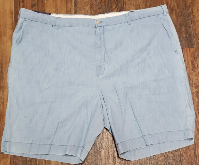 NWT Polo Ralph Lauren Men's Big&Tall Blue Chambray Lightweight Shorts