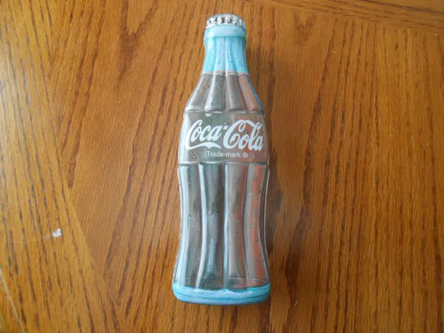 COCA-COLA Bottle Shaped Tin Box 1996