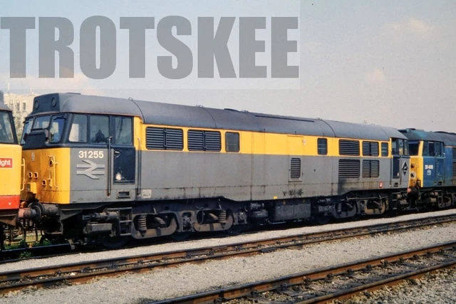 35MM SLIDE BR British Rail Diesel Loco Class 31 31255 1994 Warrington ...