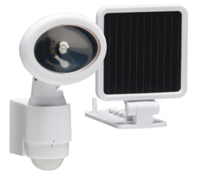 Heath Zenith HZ-8434 LED Motion Activated Solar Powered Single - White