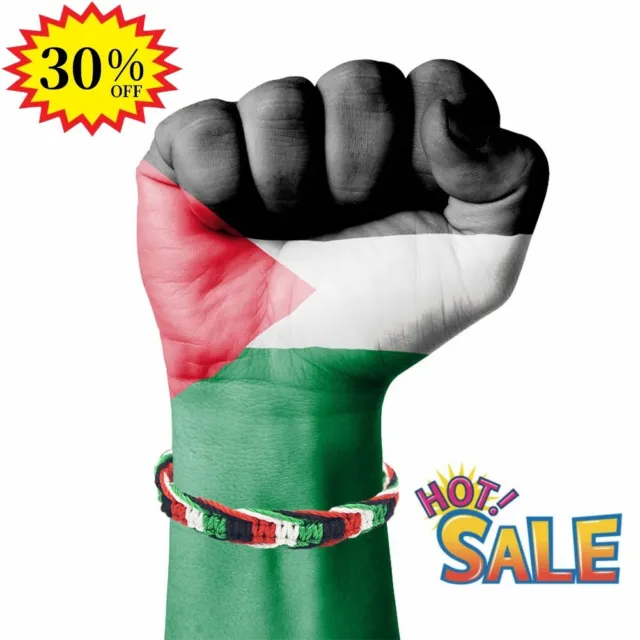 1/2x Palästina Armband UAE Armband Land handgefertigt Freundschaft Armband SaveGaza