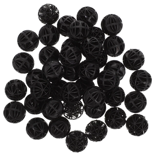 UKCOCO 100 Pcs Aquarium Fish Tank Filter Bio Balls Bio-Balls for Filtration
