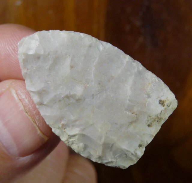 Rare Paleo Clovis point preform, J. Davis coll. Missouri Bootheel 1.3/4 in.