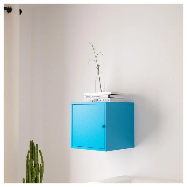 IKEA Lixhult Storage cabinet BLUE Metal 35 x 35 cm 103.286.67