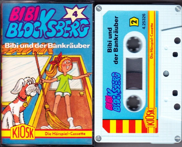 MC Bibi Blocksberg 4 - Bibi und der Bankräuber - KIOSK alt blau geschraubt