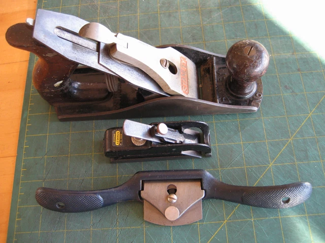 Vintage Stanley Bullnose Plane England , #51 Spokeshave, #4 Stanley/Bailey plane
