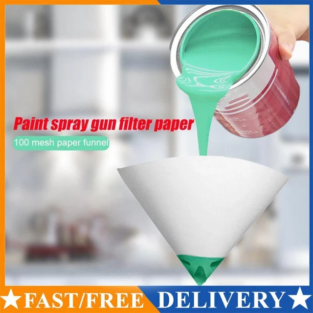 PAPER PAINT STRAINERS Conical Strainers Mesh Filter Cone Strainer Spray Gun Part EUR 7,03