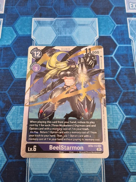 BEELSTARMON |BT6-112| SECRET Rare Digimon Trading Card Game 21.99 -  PicClick UK