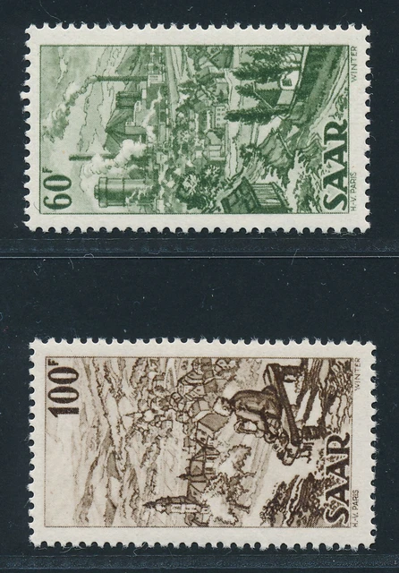 SAARLAND 1949, Mi. 272-88 **, "Saar IV" kplt., tadellos!! Mi. 140,--!!  (M00337)