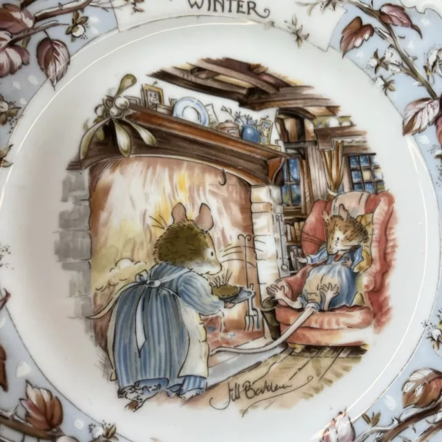 Royal Doulton Brambly Hedge 'Winter' Plate  - 1St 3