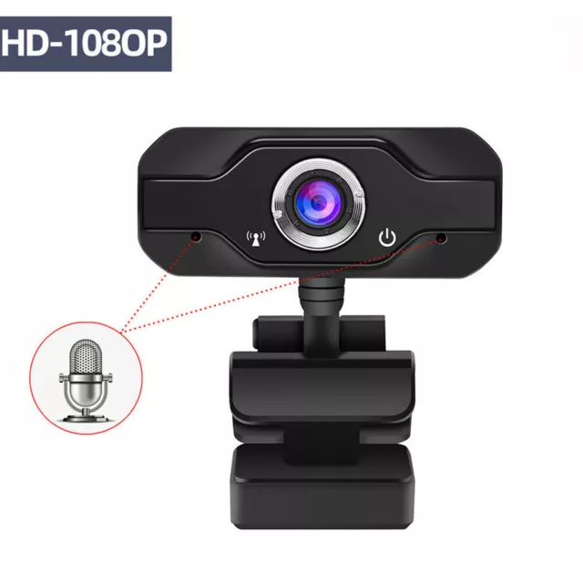 Mini Webcam HD pour ordinateur avec microphone Intégré, 2.0 USB