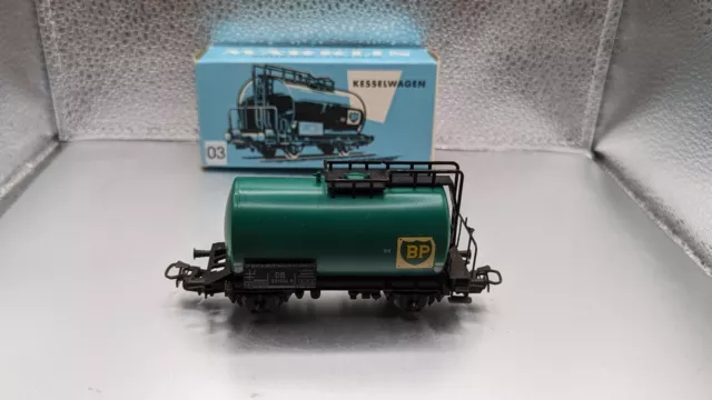 Vintage MARKLIN HO BP Tank Car West GERMANY 4644