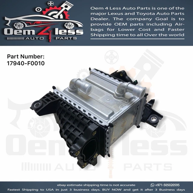 TOYOTA CROWN 2025 Intercooler / Charge Air Cooler OEM 17940-F0010 $275. ...