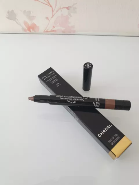 CHANEL 🎀228 VAGUE  STYLO OMBRE ET CONTOUR EYESHADOW LINER KHÖL  + Boîte  NEUF