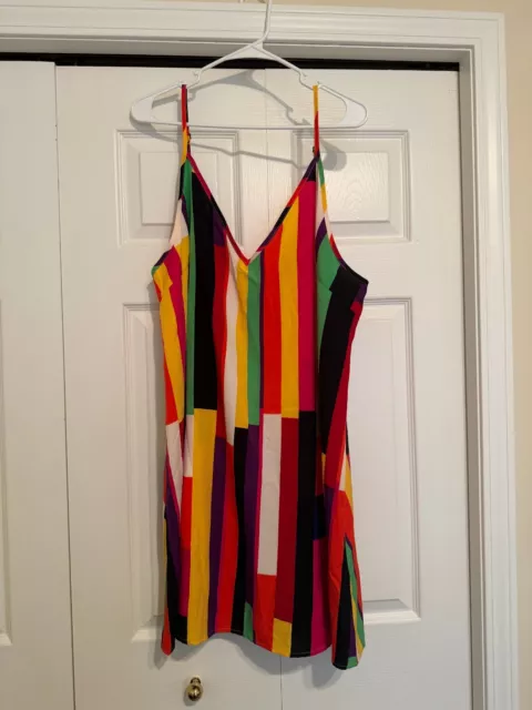 Shein VCAY Plus Geo Print Dress (Multi-Color) - Never Worn - New