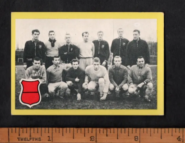 Belgium National Team 1960 Vintage Maple Leaf Football Card Lippens Piters Himst