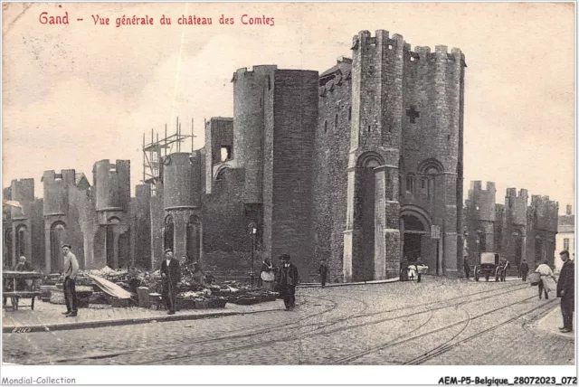 AEMP5-BELGIQUE-0417 - GAND - vue générale du château des comtes